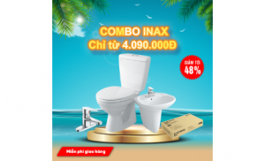 Combo Inax giảm sốc - giá chỉ từ 4.090.000
